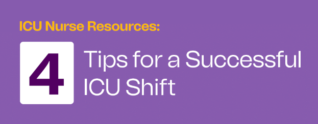 ICU Nurse Resources 4 Tips infographic
