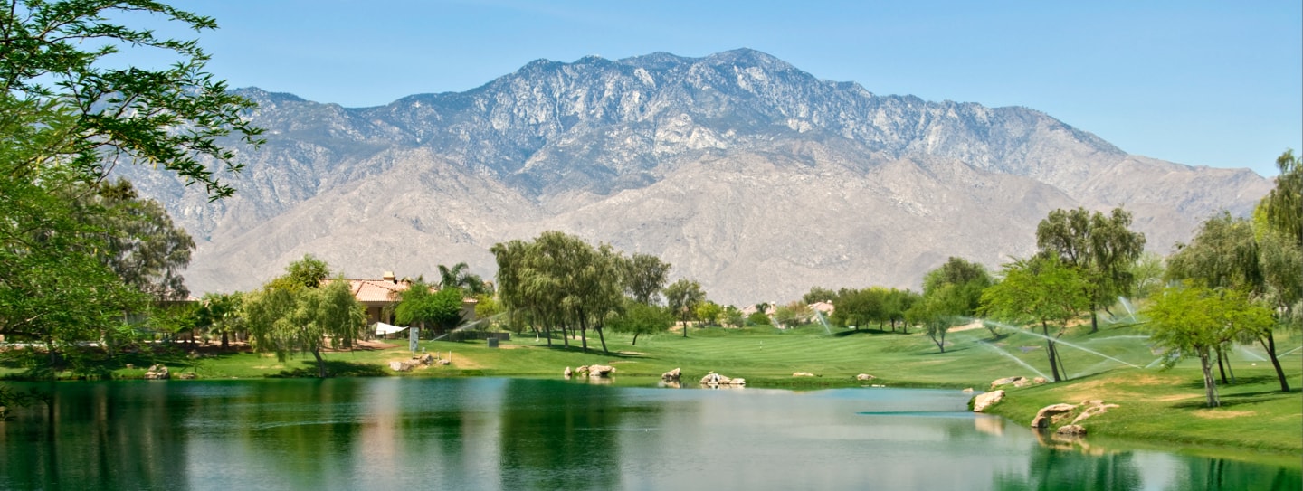 Golf course in Coachella Valley