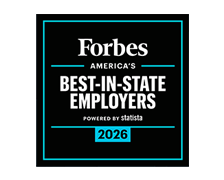 Forbes Americas Best-In-State Employers Award 2026