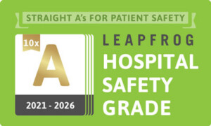 Leapfrog Striaght A's for Patient Safety Grade