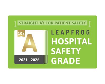 Leapfrog Straight A patient safety grade